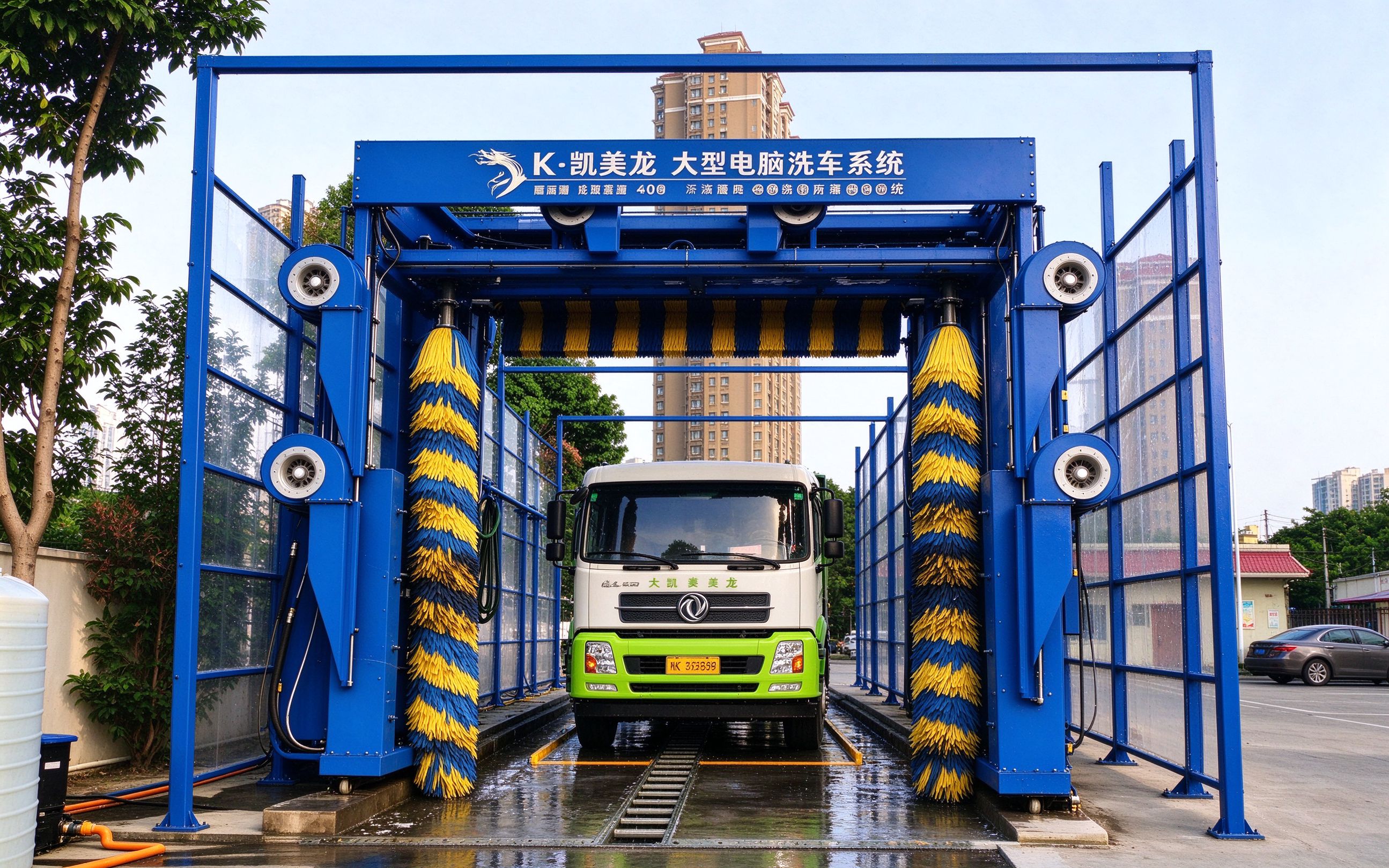 公交客车专用洗车机